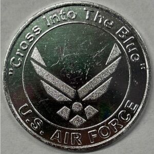 Source Unknown Silver U.S. Air Force Coin
